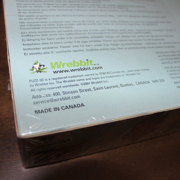 3/$188- new sealed 2001 Wrebbit PUZZ 3D Cuckoo Clock real working clock puzzle - Picture 7 of 7